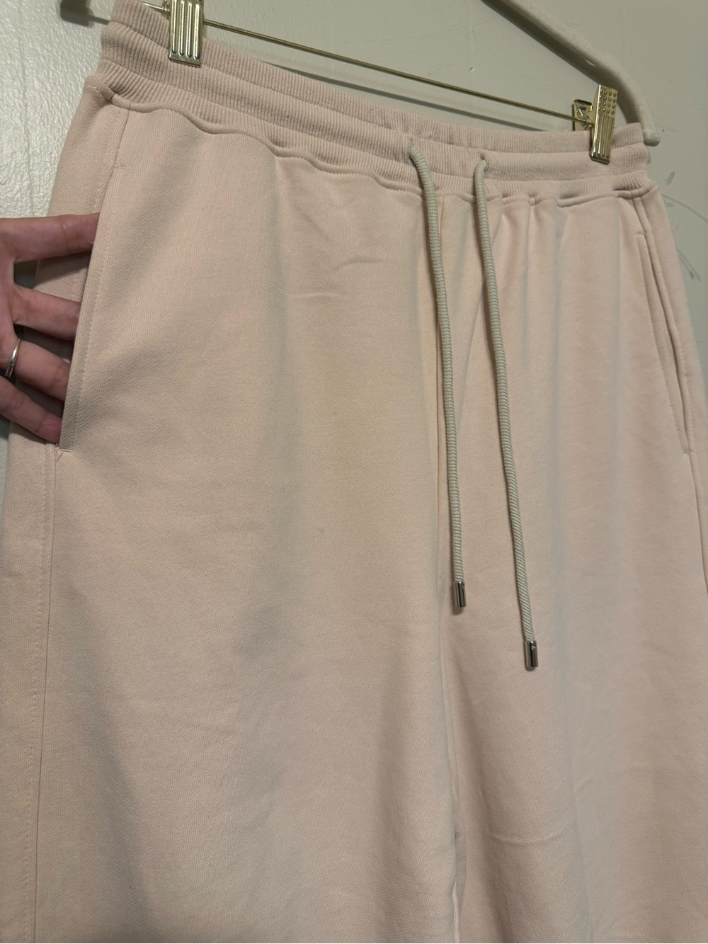 NAP Loungewear Pants Womens Large Cream - Picture 5 of 10